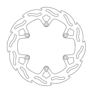 Disque arrière Flame Fixe KTM, HVA - Moto Master