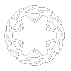 Disque avant Flame Fixe Kawasaki KX85 - Moto Master