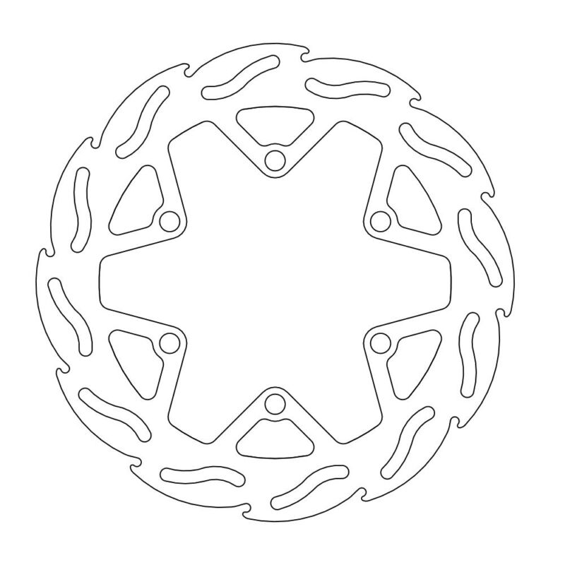 Disque avant Flame Fixe Kawasaki KX85 - Moto Master