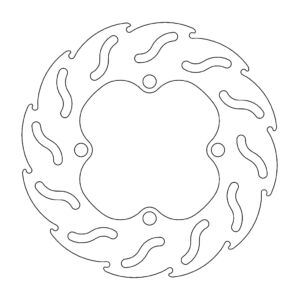 Disque avant Flame Fixe disc Kawasaki KX65 - Moto Master