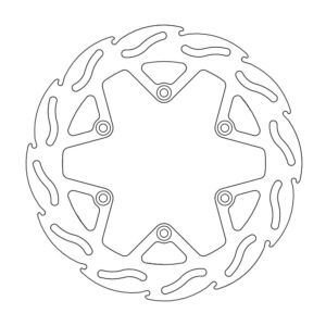 Disque avant Flame Fixe Kawasaki KX80/100 - Moto Master