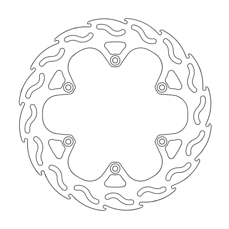 Disque arrière Flame Fixe Suzuki RM125/250 06/10 - Moto Master