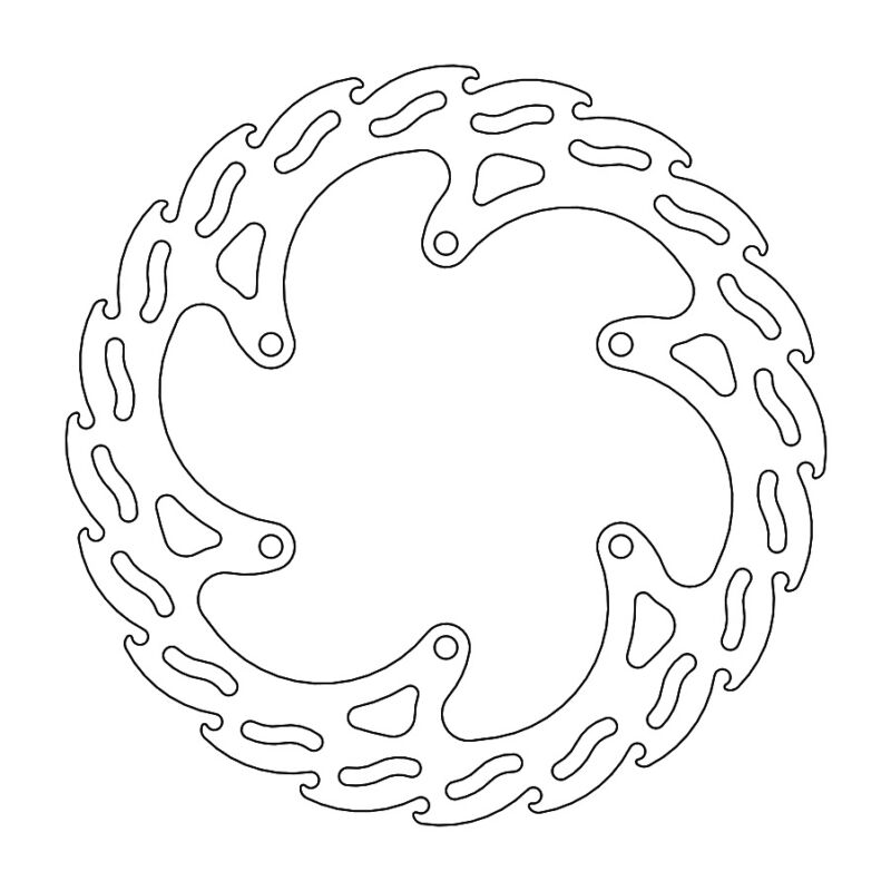 Disque avant Flame Fixe Yamaha TDR125, XT600E, XTZ660/Ten - Moto Master