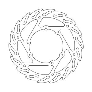 Disque avant Flame Fixe Honda CR125/250/500 - Moto Master