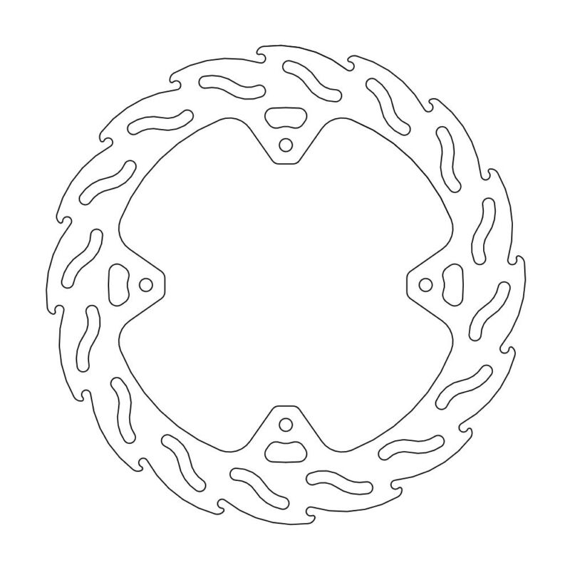 Disque arrière Flame Fixe Honda Factory 4.4mm - Moto Master