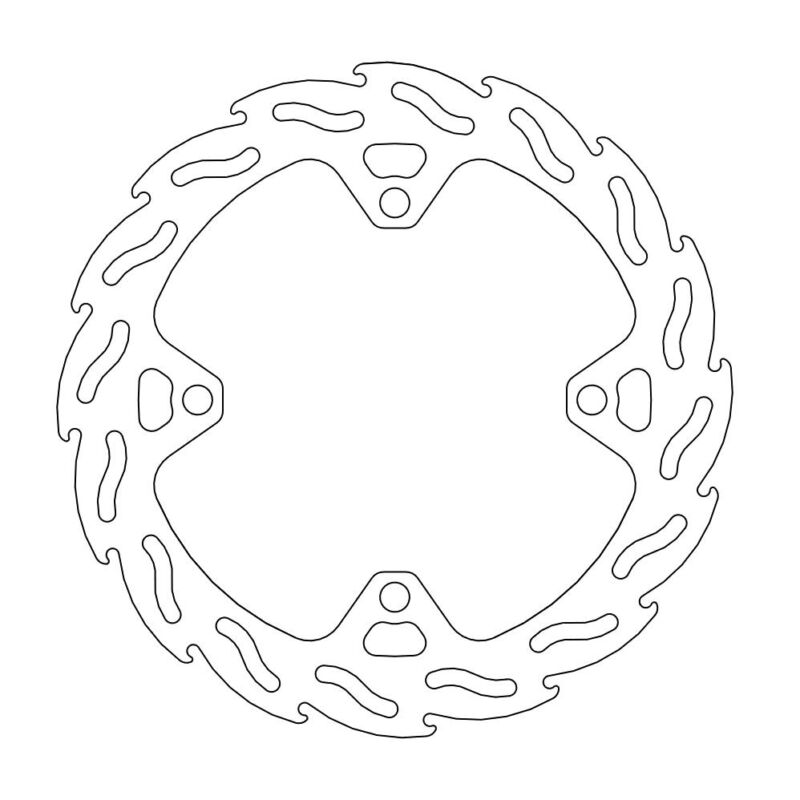 Disque arrière Flame Fixe Suzuki Factory 4.4mm - Moto Master