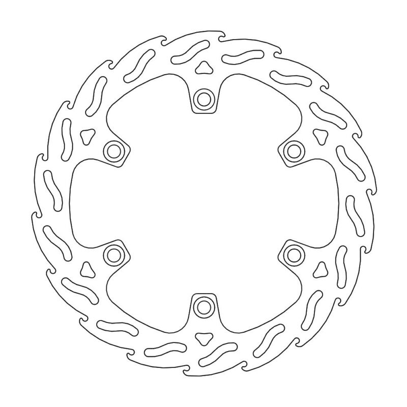 Disque avant Flame Fixe Honda FX650, CBR600F, VF1000, VFR - Moto Master