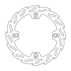 Disque avant Flame Fixe Honda XLV600/650/700 Transalp, NX - Moto Master
