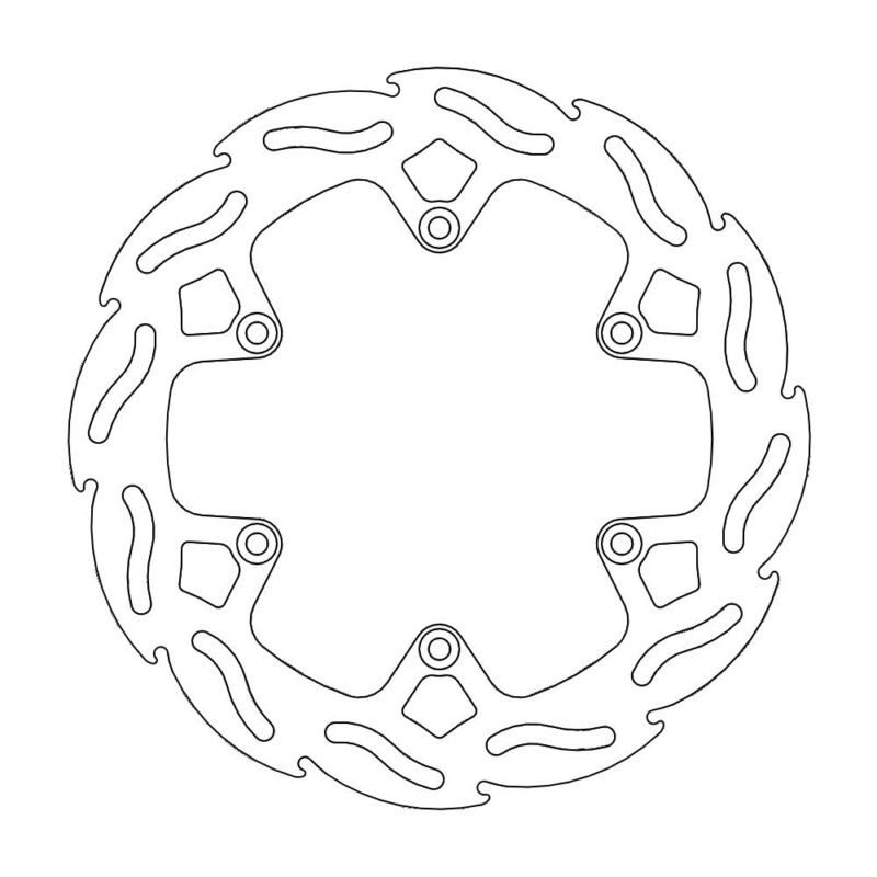 Disque arrière Flame Fixe KTM, HVA Fact - Moto Master