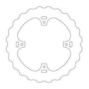 Disque arrière Offroad Nitro Mud Honda CR125/250, CRF 250 - Moto Master