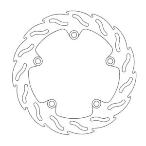 Disque arrière Flame Yamaha: MT07, MT09 - Moto Master