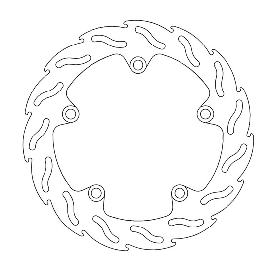 Disque arrière Flame Yamaha: MT07, MT09 - Moto Master