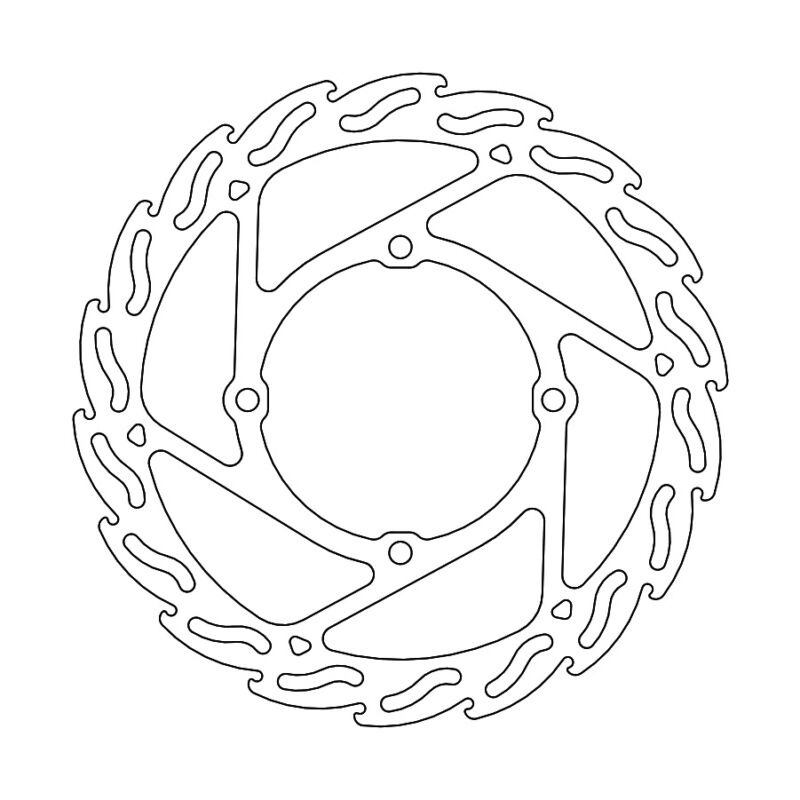 Disque avant Flame Fixe Kawasaki KXF 15- - Moto Master