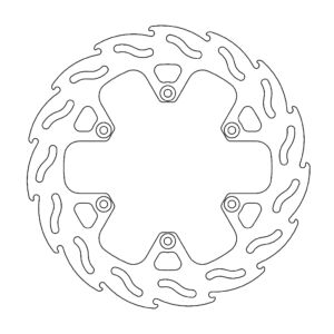 Disque arrière Flame Fixe KTM Dakar 4.4mm - Moto Master