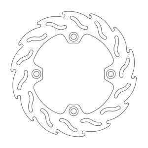 Disque arrière Flame Fixe Suzuki DR650 - Moto Master