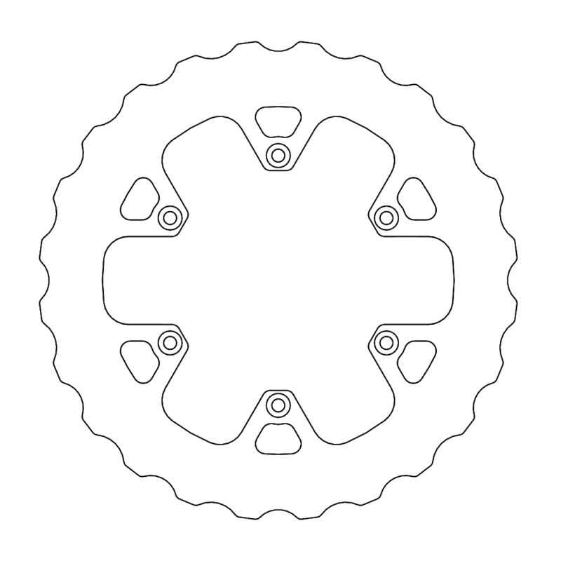 Disque arrière Offroad Nitro Mud Beta - Moto Master