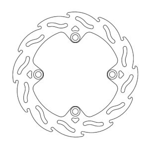 Disque arrière Flame Fixe Sherco Factory 4.4mm - Moto Master