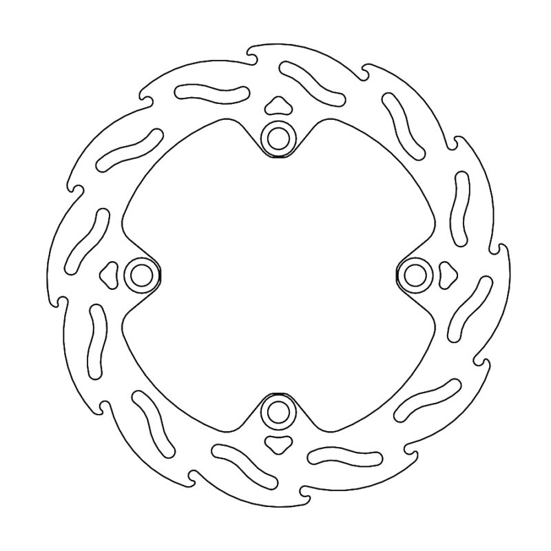 Disque arrière Flame Fixe Sherco Factory 4.4mm - Moto Master