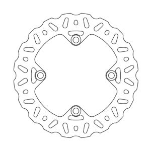 Disque arrière Nitro Honda XR250/400/600/650L, Kawasaki K - Moto Master