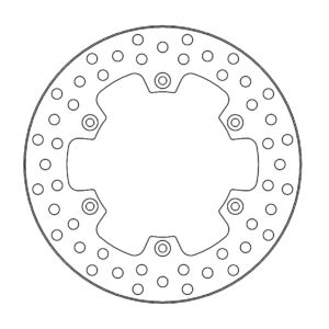 Disque arrière Offroad Vintage Yamaha YZ125 (1988-1991), - Moto Master