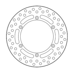 Disque arrière Offroad Vintage Suzuki RM125 (1988) - Moto Master (MM110816)
