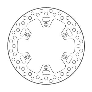 Disque arrière Offroad Vintage Suzuki RM125 (1988) - Moto Master (MM110826)