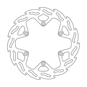 Disque arrière Flame Fixe Yamaha YZF450 2020-> - Moto Master