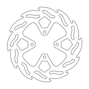 Disque arrière Flame Fixe KTM 65SX 2023-> - Moto Master