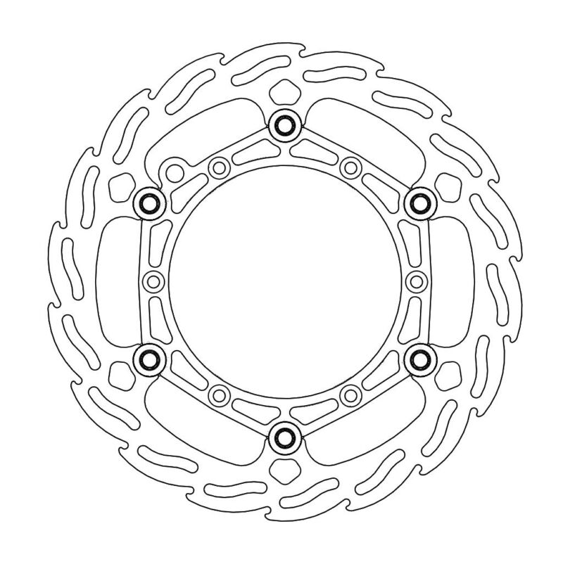 Disque avant Offroad Diam.260 Flame KTM, Husaberg, HVA, B - Moto Master