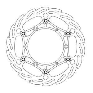 Disque avant Offroad Diam.260 Flame Yamaha Fantic XX 125 - Moto Master (MM111034)