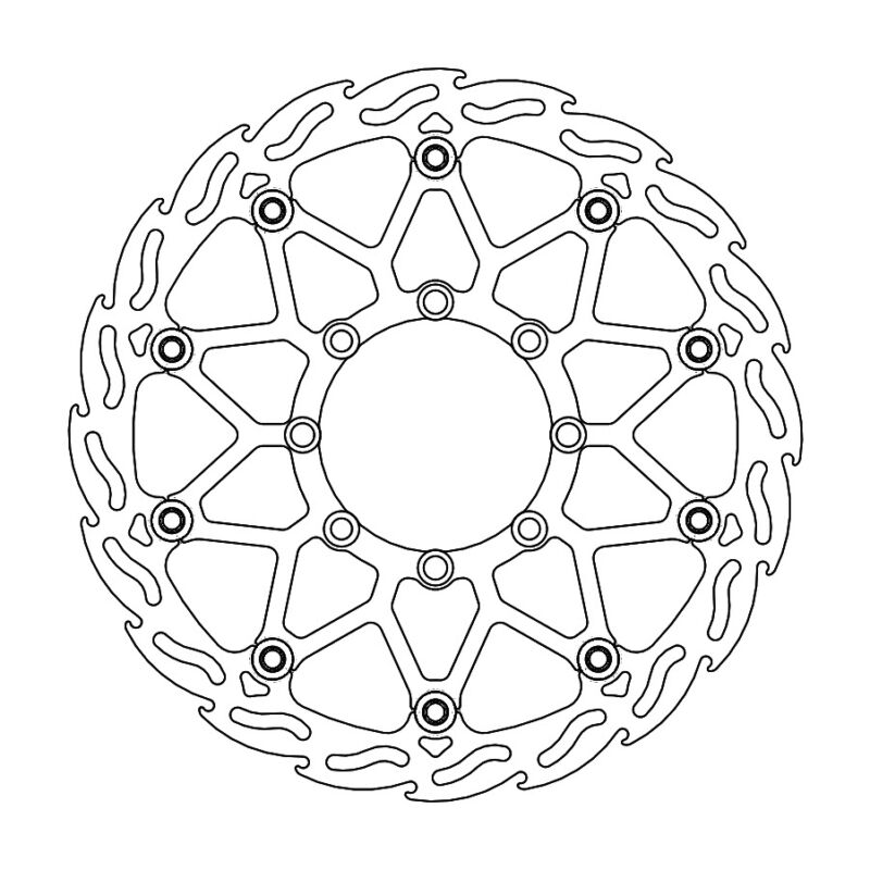 Disque avant SM Street Kawasaki KDX, KLX, KX - Moto Master