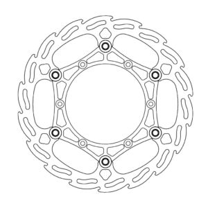 Disque avant Offroad Diam.260 Flame Yamaha Fantic XE 125 - Moto Master (MM111046)