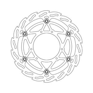 Disque avant Offroad Diam.270 Flame Honda CR125/250/500, - Moto Master