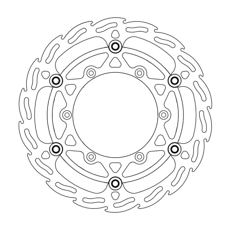 Disque avant Offroad Diam.270 Flame Yamaha YZ/YZF - Moto Master