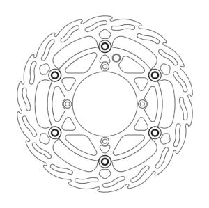 Disque avant Offroad Diam.260 Flame KTM SX85, Freeride, H - Moto Master