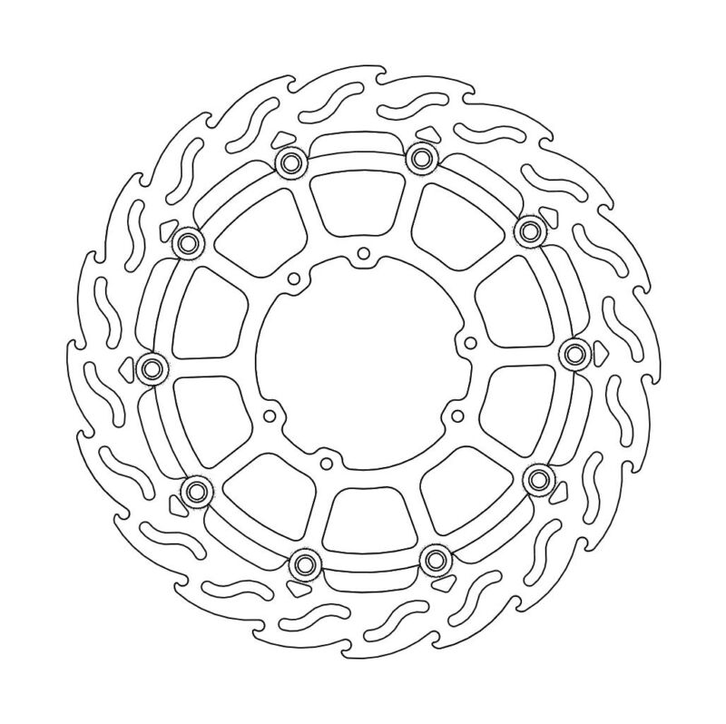 Disque avant Flame Supermoto Racing  Honda CR125/250/500, CR - Moto Master
