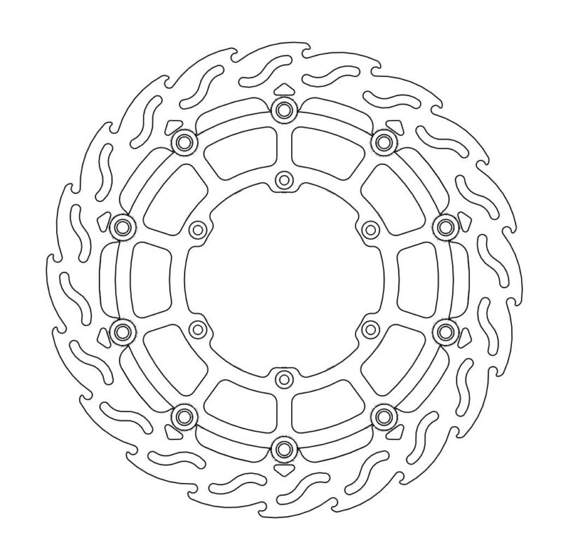 Disque avant Flame Supermoto Racing Yamaha YZ/YZF, WR/WRF - Moto Master
