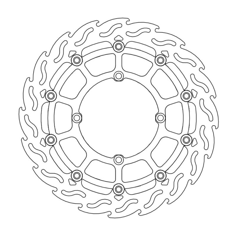 Disque avant Flame Supermoto Racing Suzuki RMZ250/450, RMX45 - Moto Master
