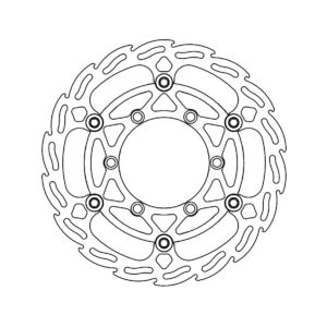 Disque avant Offroad Diam.260 Flame  Kawasaki KX85 - Moto Master