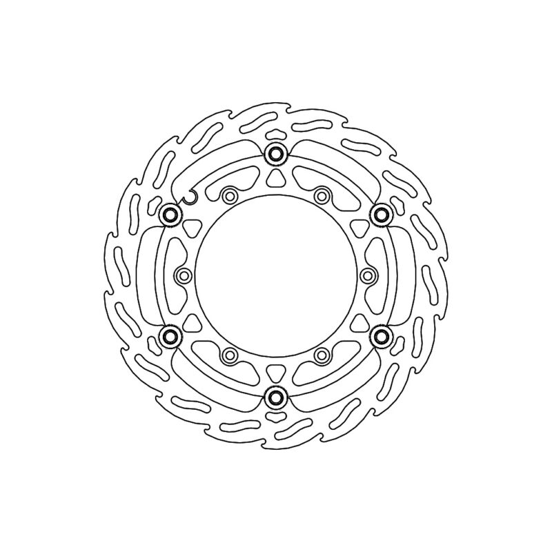 Disque avant Offroad Diam.270 Flame Beta - Moto Master