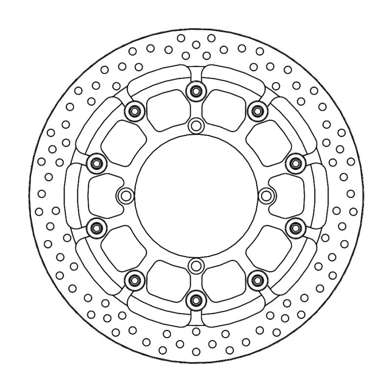 Kit Supermoto Racing Suzuki Diam.320mm Halo T-Floater disc ( - Moto Master