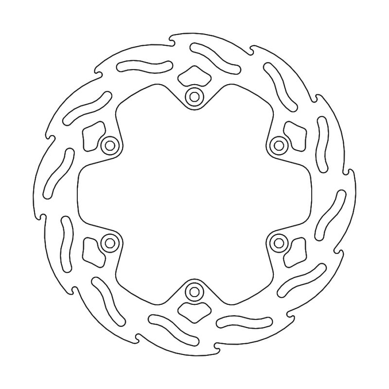 Disque arrière Flame Fixe Yamaha YZ450F Factory 220x4,4mm - Moto Master