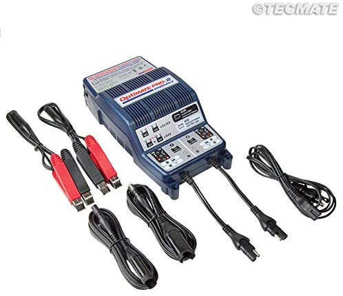 Chargeur double batterie 12V pour atelier – Optimate PRO-2 X 2A – Optimate