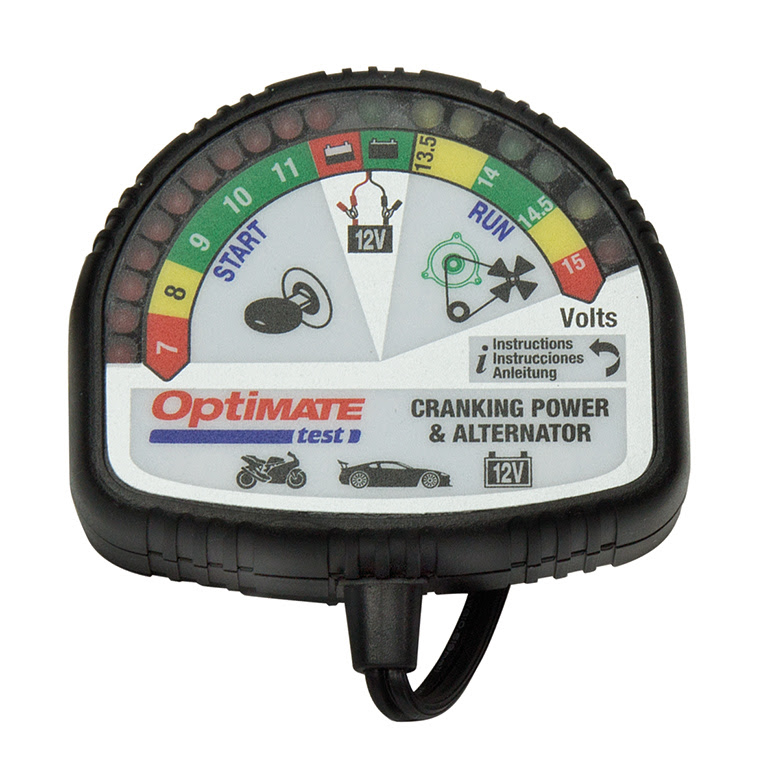 Chargeur batterie moto et scooter 12V / LiFePO4 | Optimate TS 120