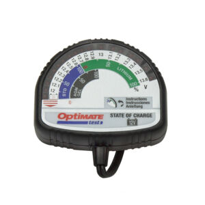 Testeur de batterie moto et scooter 12V lithium/plomb-acide – Optimate TecMate TS 126