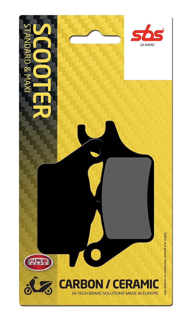 Plaquettes de frein MBK Tryptik 125 Carbon Tech moto scooter - SBS 222CT