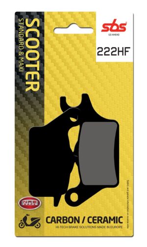 Plaquettes de frein Piaggio / Vespa 1 Electrique LBMCE0100 Street organique - SBS 222HF