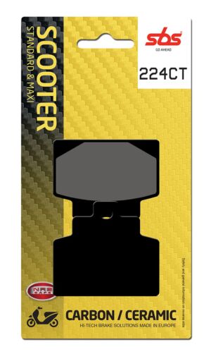 Plaquettes de frein Piaggio / Vespa MP3 300 HPE ABS ASR ZAPTA21 Carbon Tech moto scooter - SBS 224CT