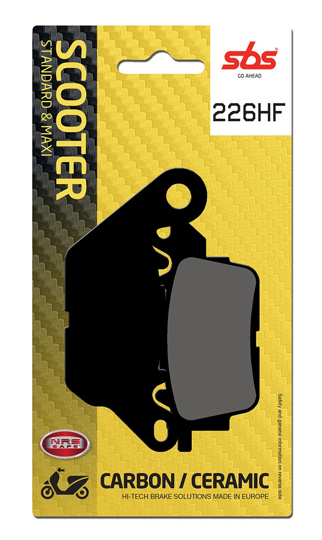 Plaquettes de frein Yamaha N-MAX 125 ABS Street organique - SBS 226 HF