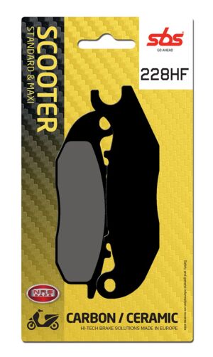 Plaquettes de frein Aprilia SR125 GT RP8MD5100 Street organique - SBS 228 HF